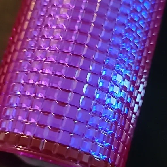 Starbucks Summer Iridescent Deep Magenta Grid Venti Tumbler 2024 Edition - Picture 7 of 10